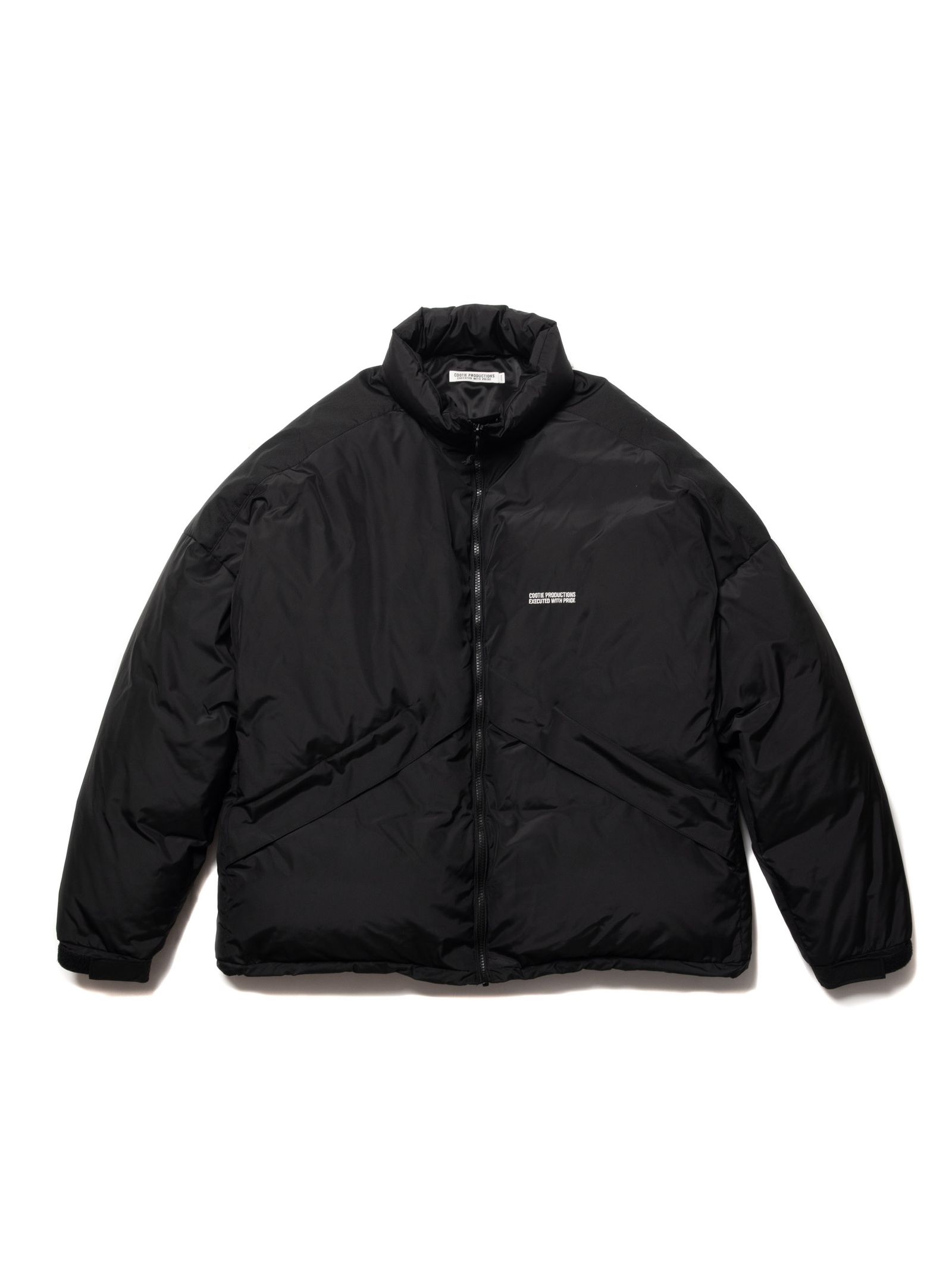 COOTIE PRODUCTIONS - NYLON DOWN JACKET (BLACK) / ナイロン ダウン