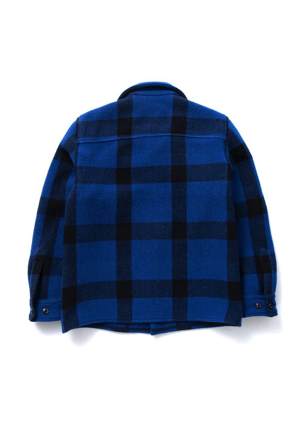 RATS】新品 BUFFALO CHECK SHIRT JKT ブルー Ｍ ラッツ ジャケット