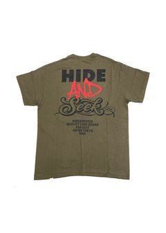 AND S/S Tee (OLIVE DRAB) / ロゴ プリントTee