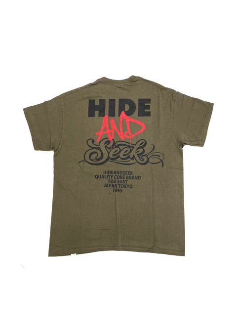 AND S/S Tee (OLIVE DRAB) / ロゴ プリントTee