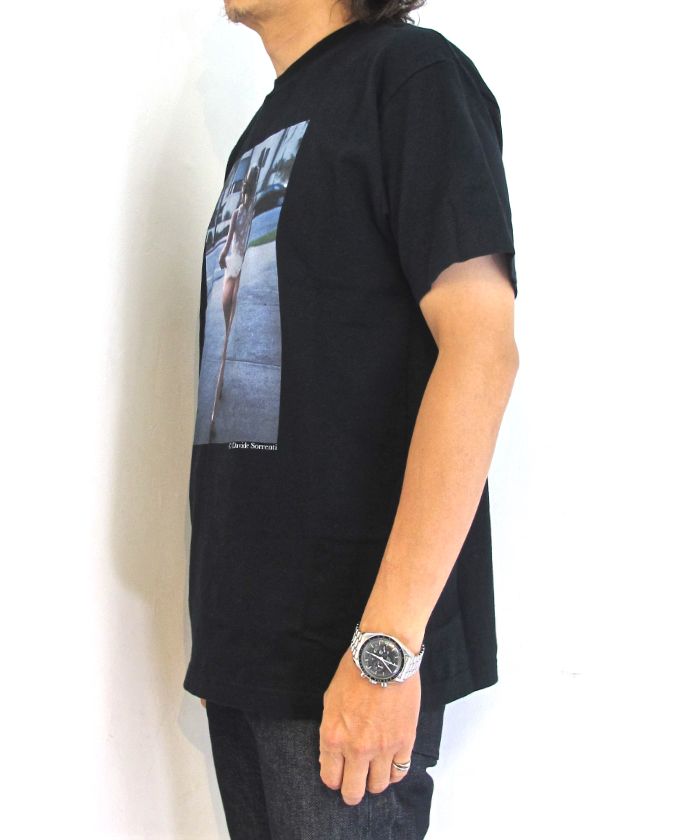 Davide Sorrenti×Stie-lo Jaime Flashing Bum T-SH (BLACK) / ×ダヴィデ・ソレンティ×スティーロ コラボフォトT