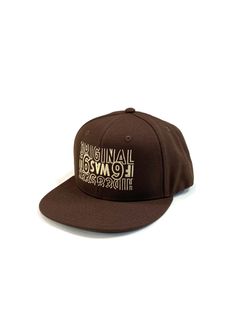 Original H&S Baseball CAP (BROWN) / 西浦徹 コラボ ロゴ 刺繍 キャップ