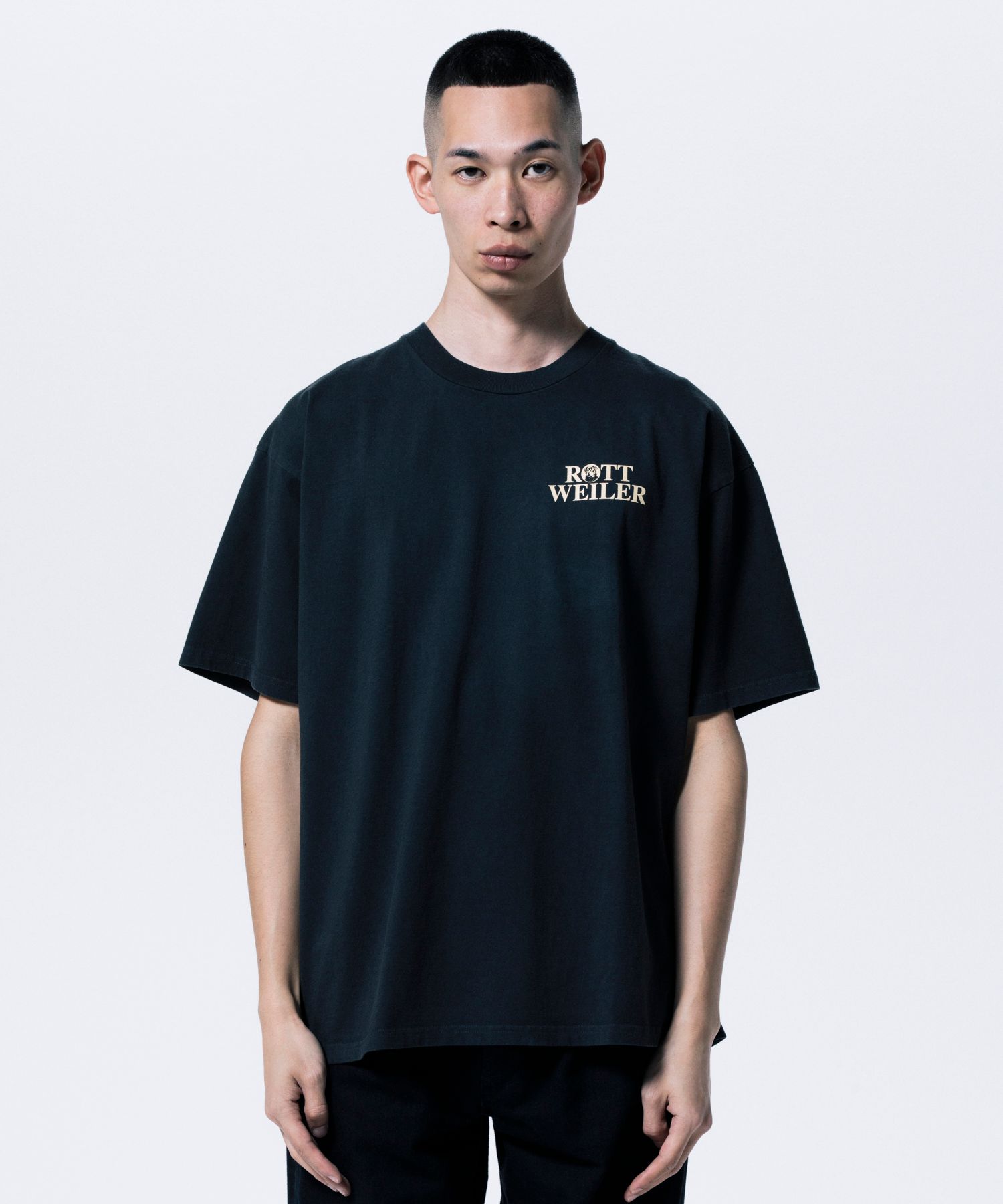 DOGRACE TEE (JET) / フォト プリント Tシャツ