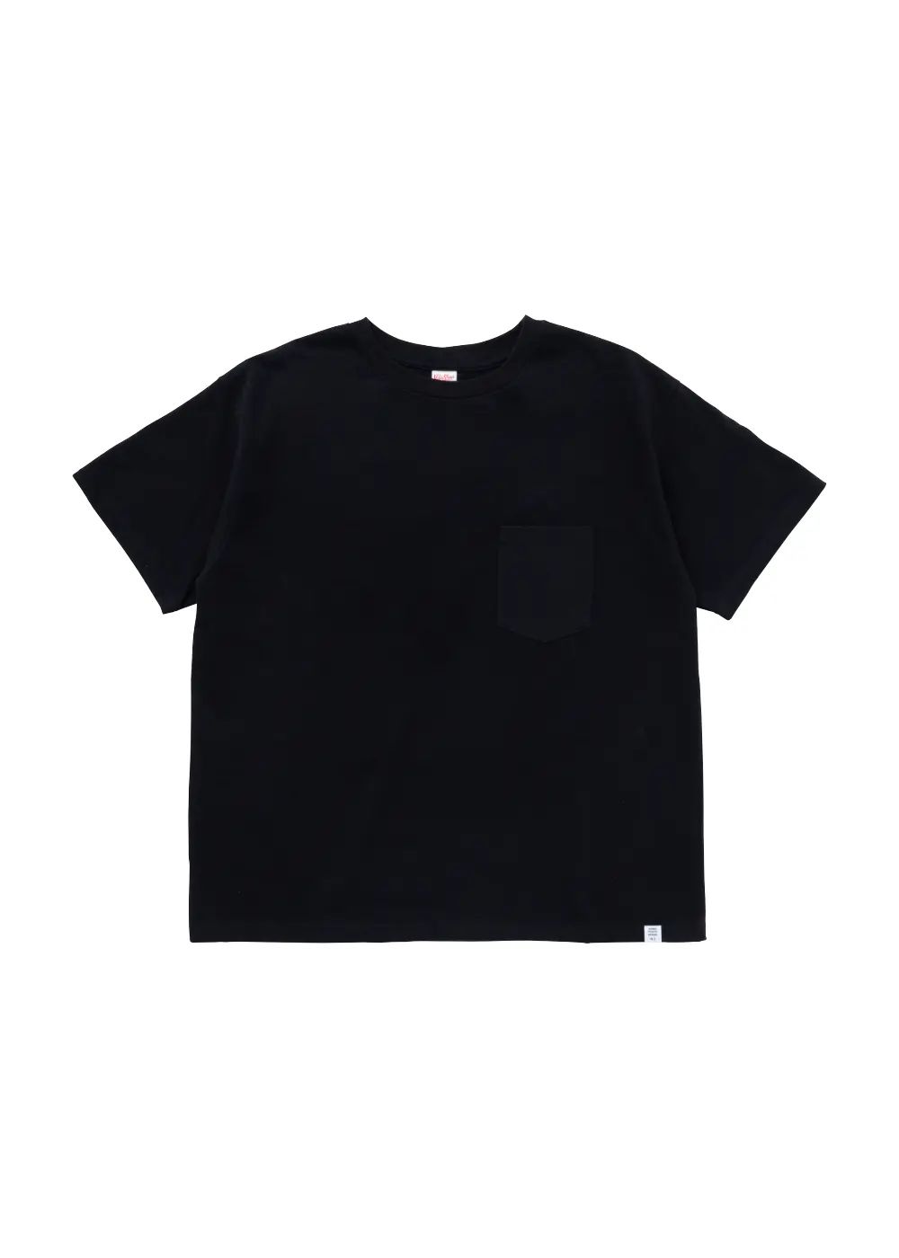 VELVA SHEEN Ex.S/S POCKET TEE "PIERCE" (BLACK) / ベルバシーン コラボ ポケットTシャツ