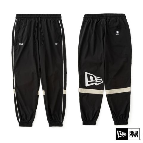 ×NEWERA®︎ CALEE LOGO OVERSIZED PIPING TRACK PANTS (BLACK) / ニューエラ コラボ トラック パンツ / セットアップ可能
