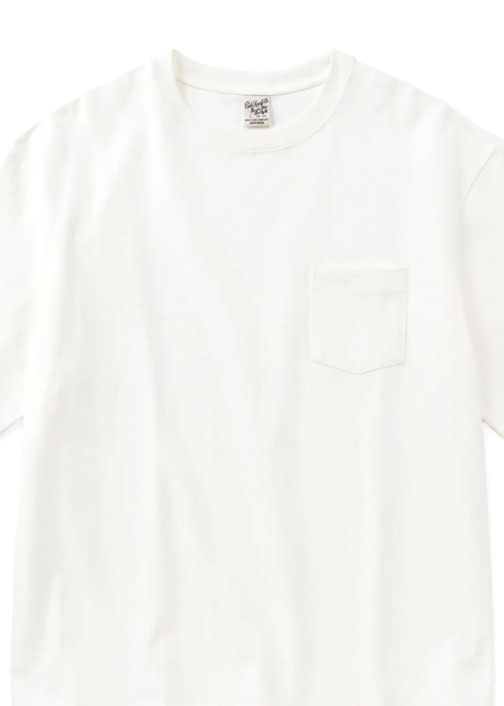 HEAVY OZ POCKET TEE (WHITE) / オリジナル ヘビーオンス ポケット Tシャツ