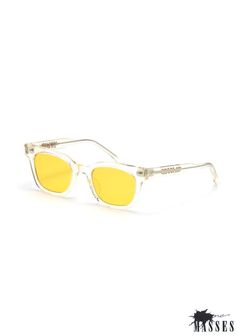 SUNGLASSES "SHANK 2nd" (×MASSES) (CLEAR×YELLOW) / マシス コラボレーション サングラス