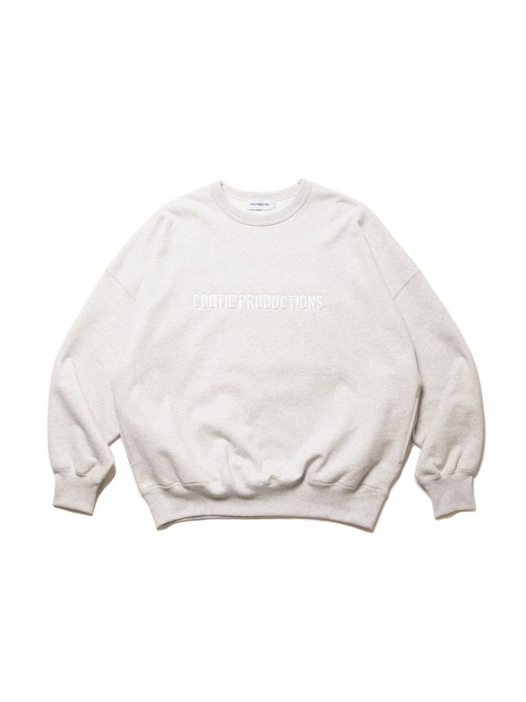 COOTIE PRODUCTIONS - Open End Yarn Sweat Crew (Embroidery 