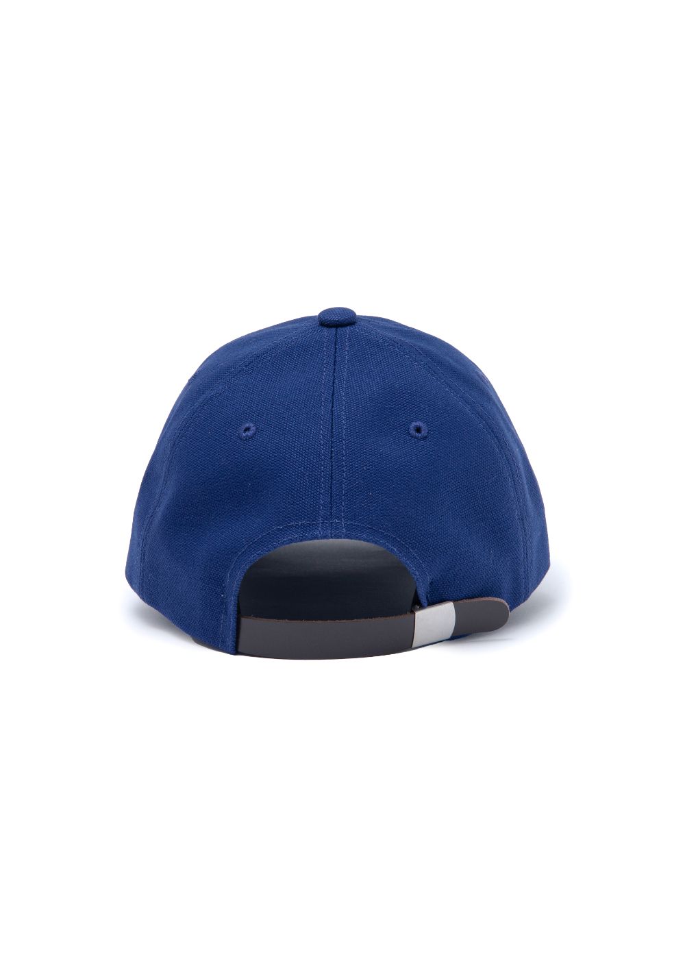 RATS - CANVAS LEATHER PATCH CAP (BLUE) / レザーワッペン