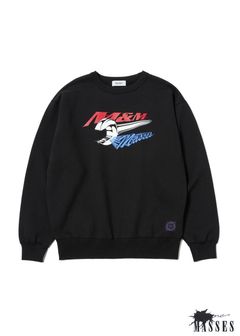 SWEAT CREW WRENCH M (×MASSES) (BLACK) / マシス コラボレーション スウェット