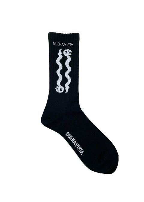 snake socks (BLACK) / ジャガード ソックス