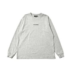 ロゴ刺繍 L/S Tee (GRAY)