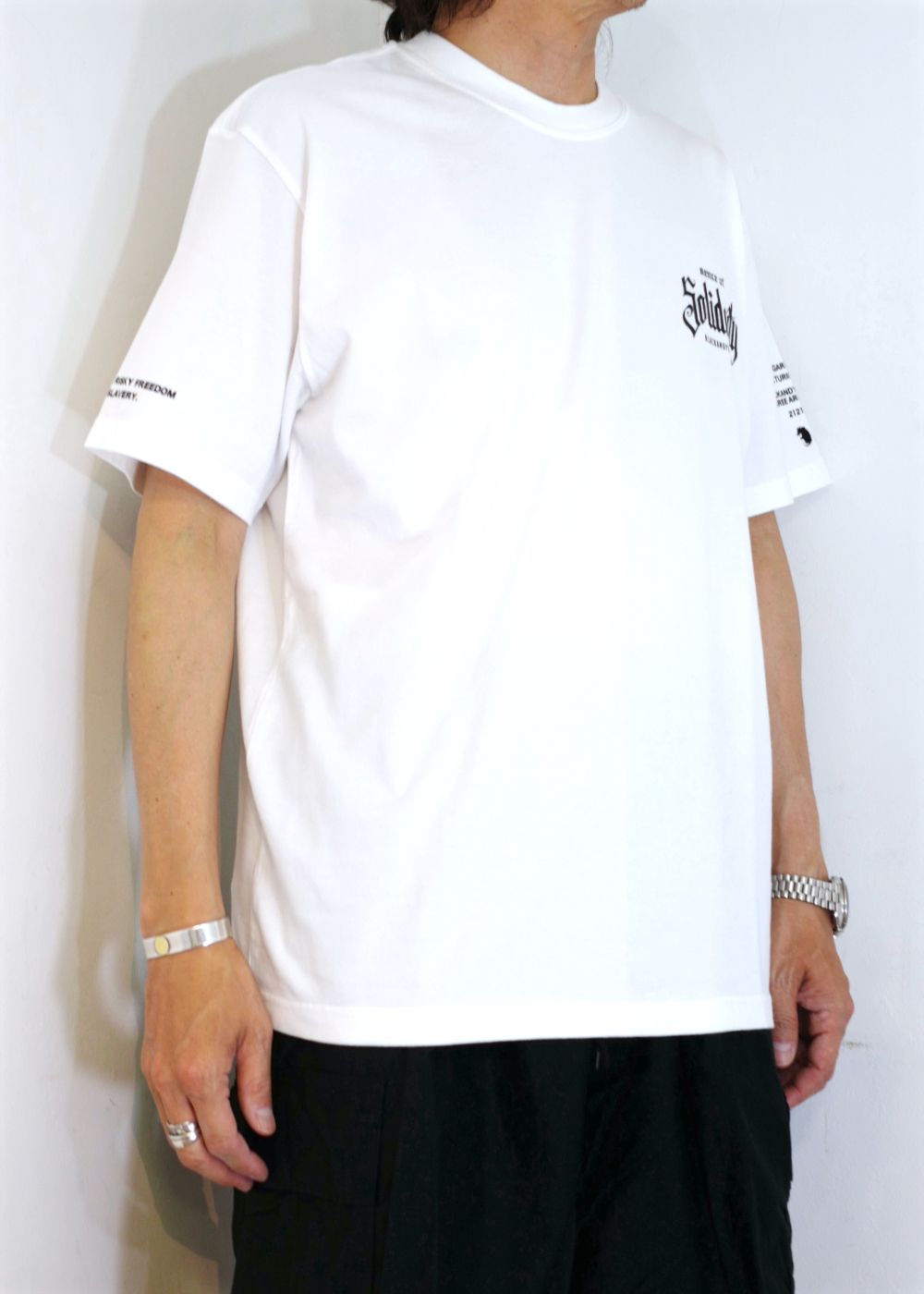 RATS - SOLIDARITY TEE (WHITE) / ソリダリティー Tシャツ | LOOPHOLE