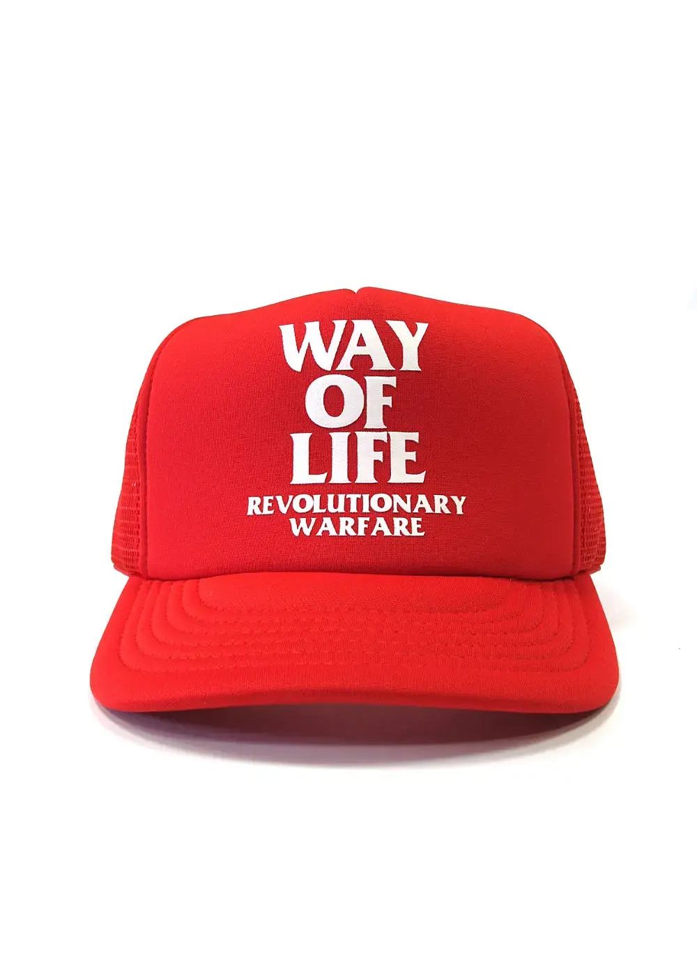 MESH CAP "WAY OF LIFE" (RED) / 定番ロゴ メッシュキャップ