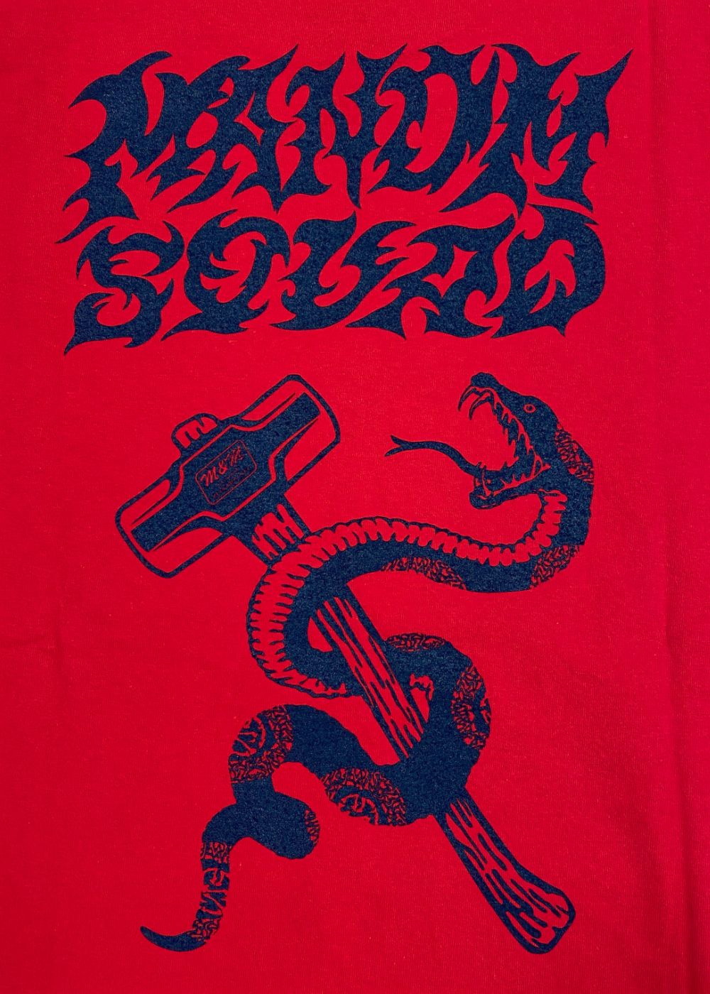 ×MASSES T-SHIRT SQUAD (RED) / マシス コラボレーション プリントT