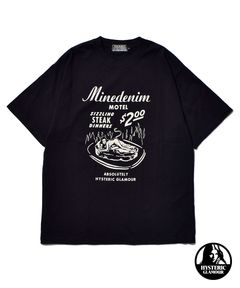× HYSTERIC GLAMOUR T-SH (BLACK) / ×ヒステリックグラマー コラボTシャツ