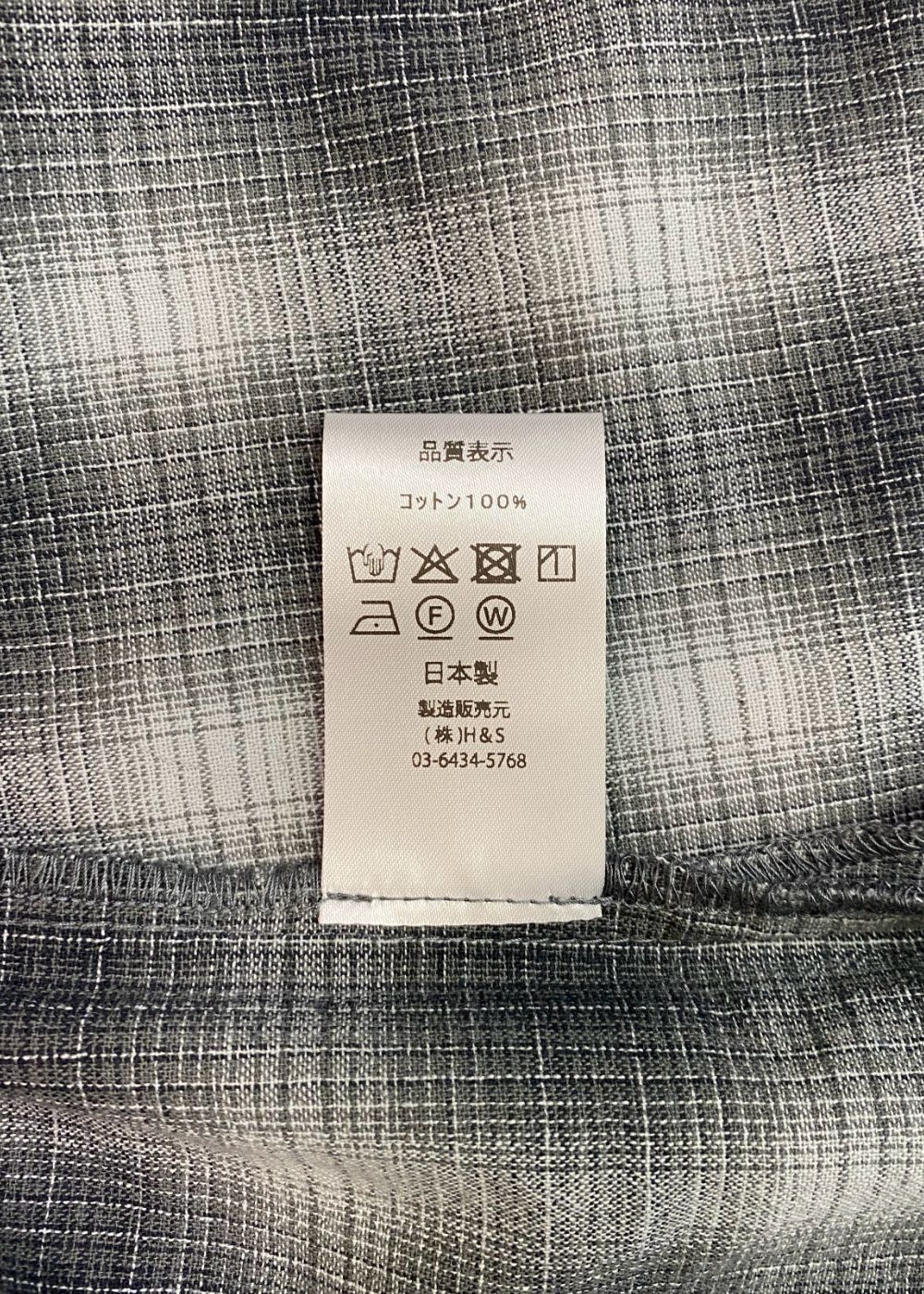 Ombre Check L/S Shirt (BLACK) / オンブレチェック シャツ