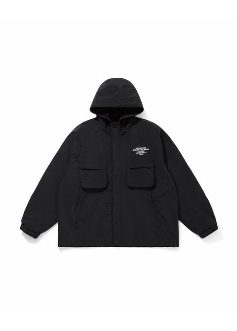 Nylon Mountain Jacket (BLACK) / ナイロン マウンテン パーカー / セットアップ可能