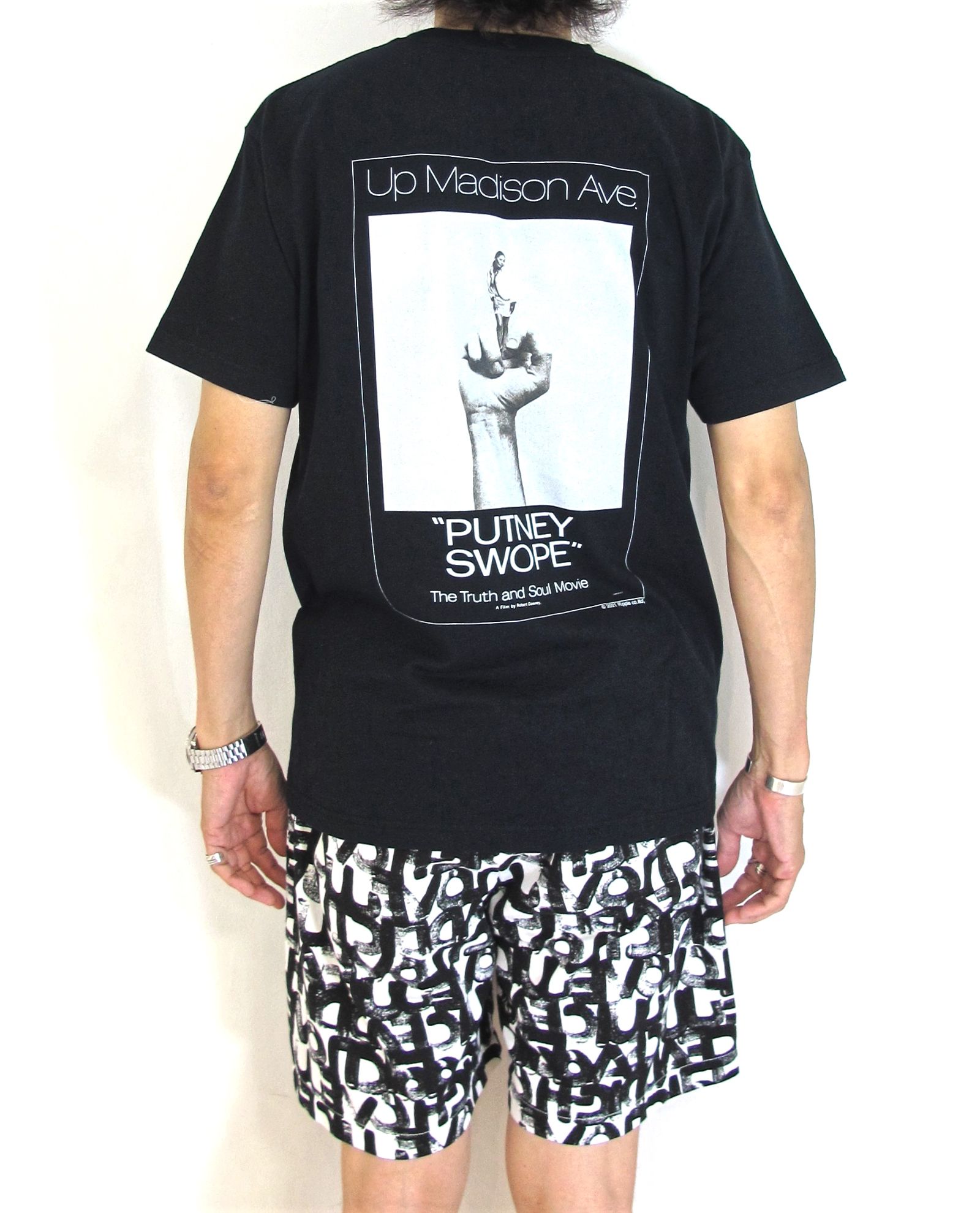 新品 MINEDENIM Putney Swope Poke Tee ブラック MINEDENIM - Putney Swope Poke Tee (BLACK) / ×パトニー