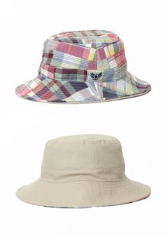 PATCH HAT (GRAY) / リバーシブル バケットハット