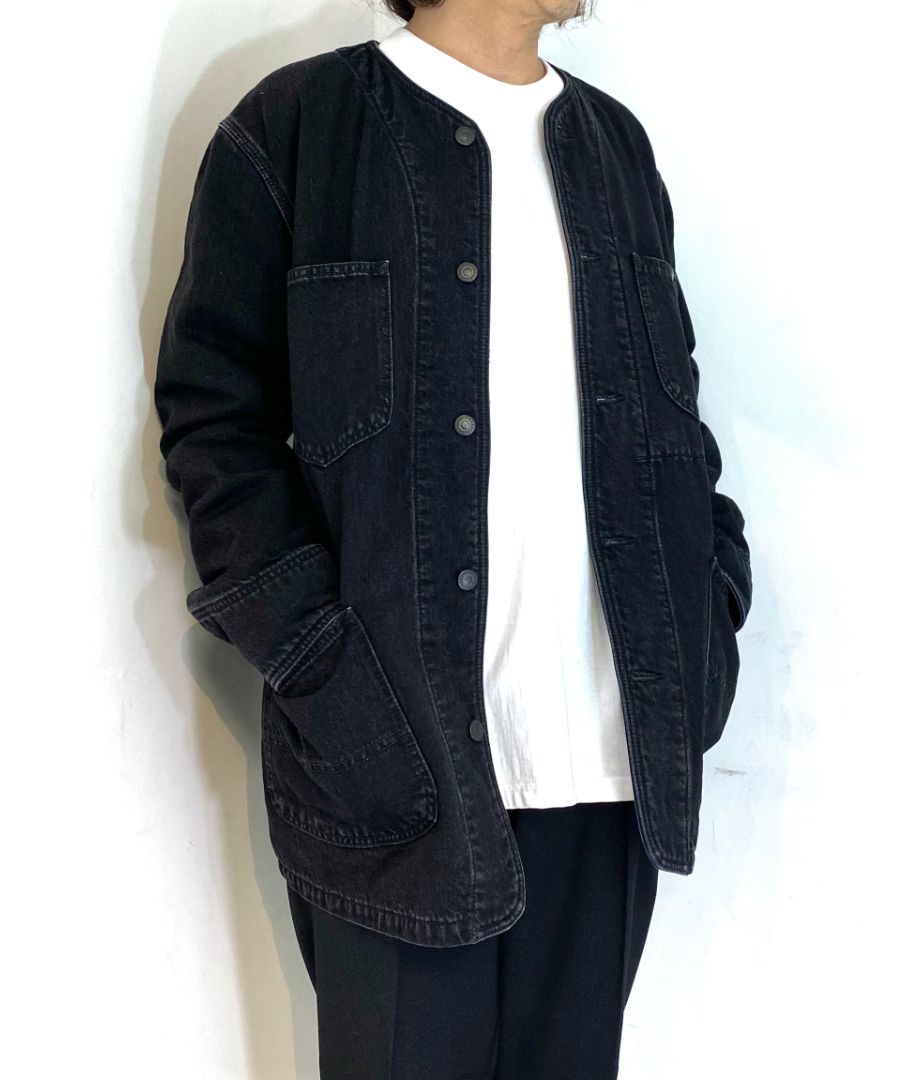 MINEDENIM - Blanket Lining Nocollar Coverall (BKU) / ブランケット