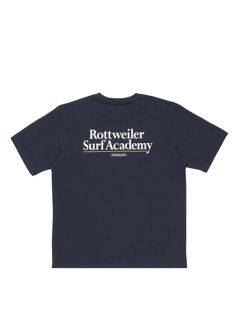 R9 SURF ACADEMY SS TEE (NAVY) /  オリジナル ロゴプリント Tシャツ