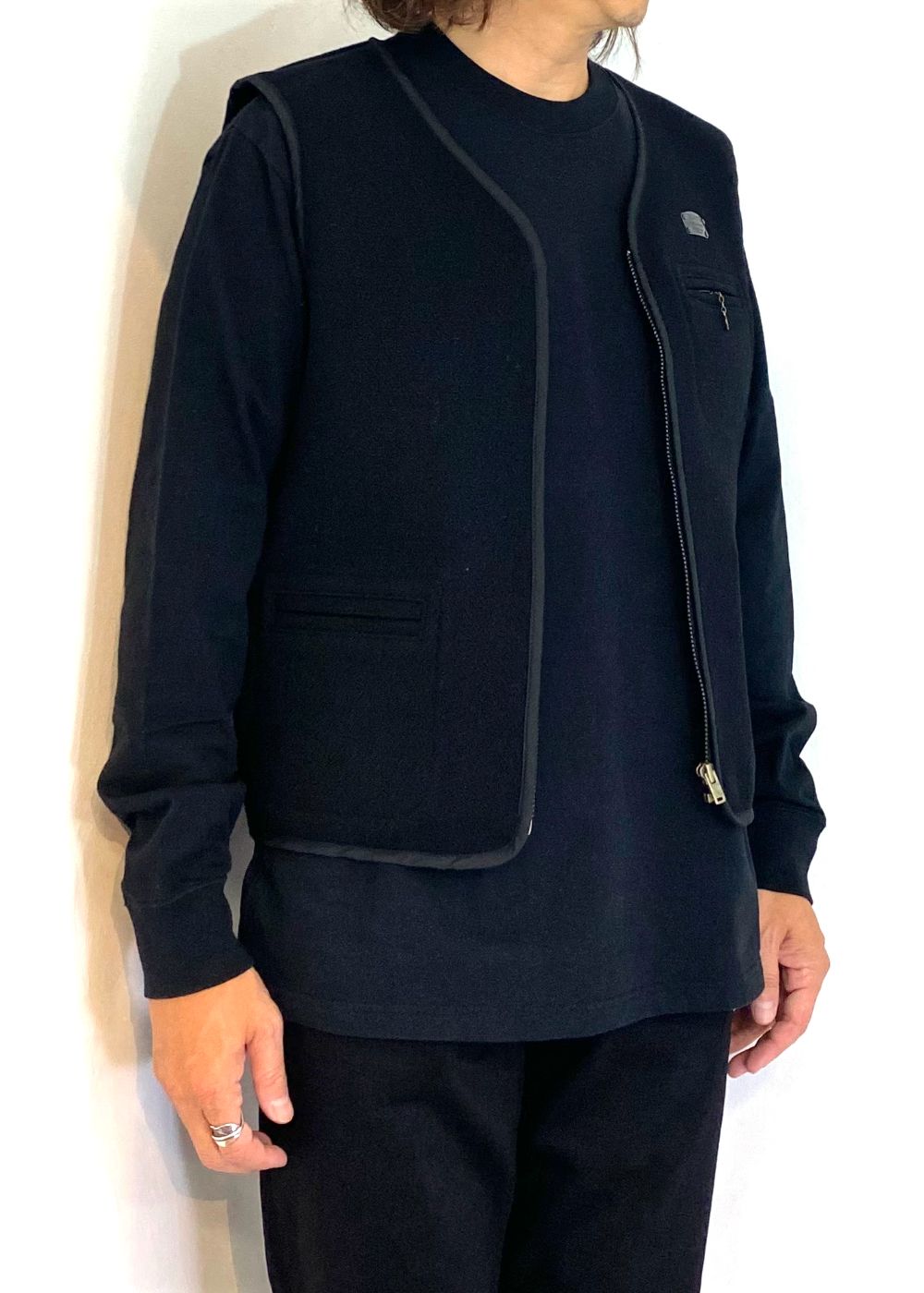 FAMILY VEST (BLACK) / ワーク ベスト