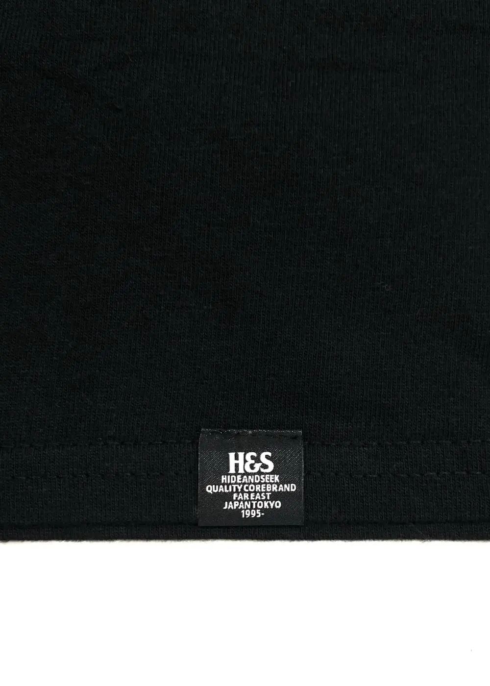 Original H&S L/S Tee (BLACK) / 西浦徹 コラボ ロンT