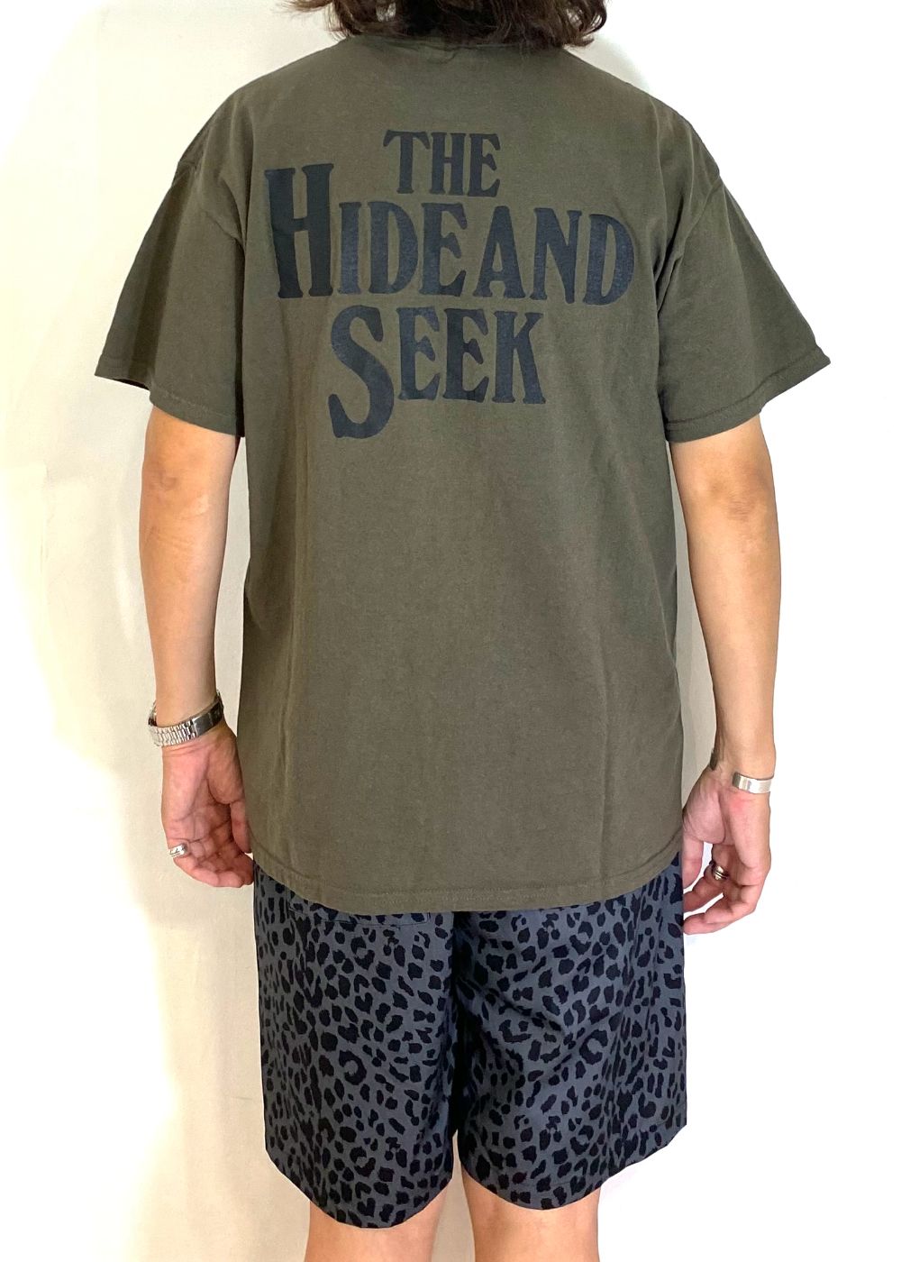 The HAS S/S Tee (OLIVE DRAB) / ロゴ プリントTee