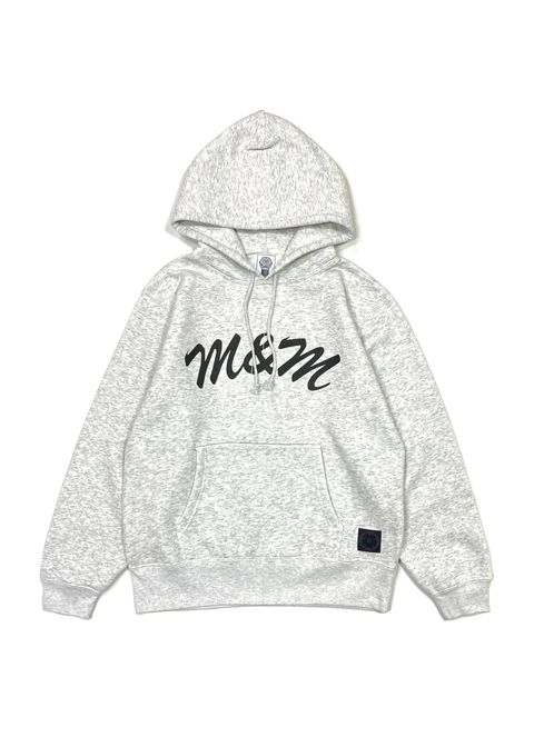 Logo Hoodie (ASH) / ロゴ プリント スウェットパーカー