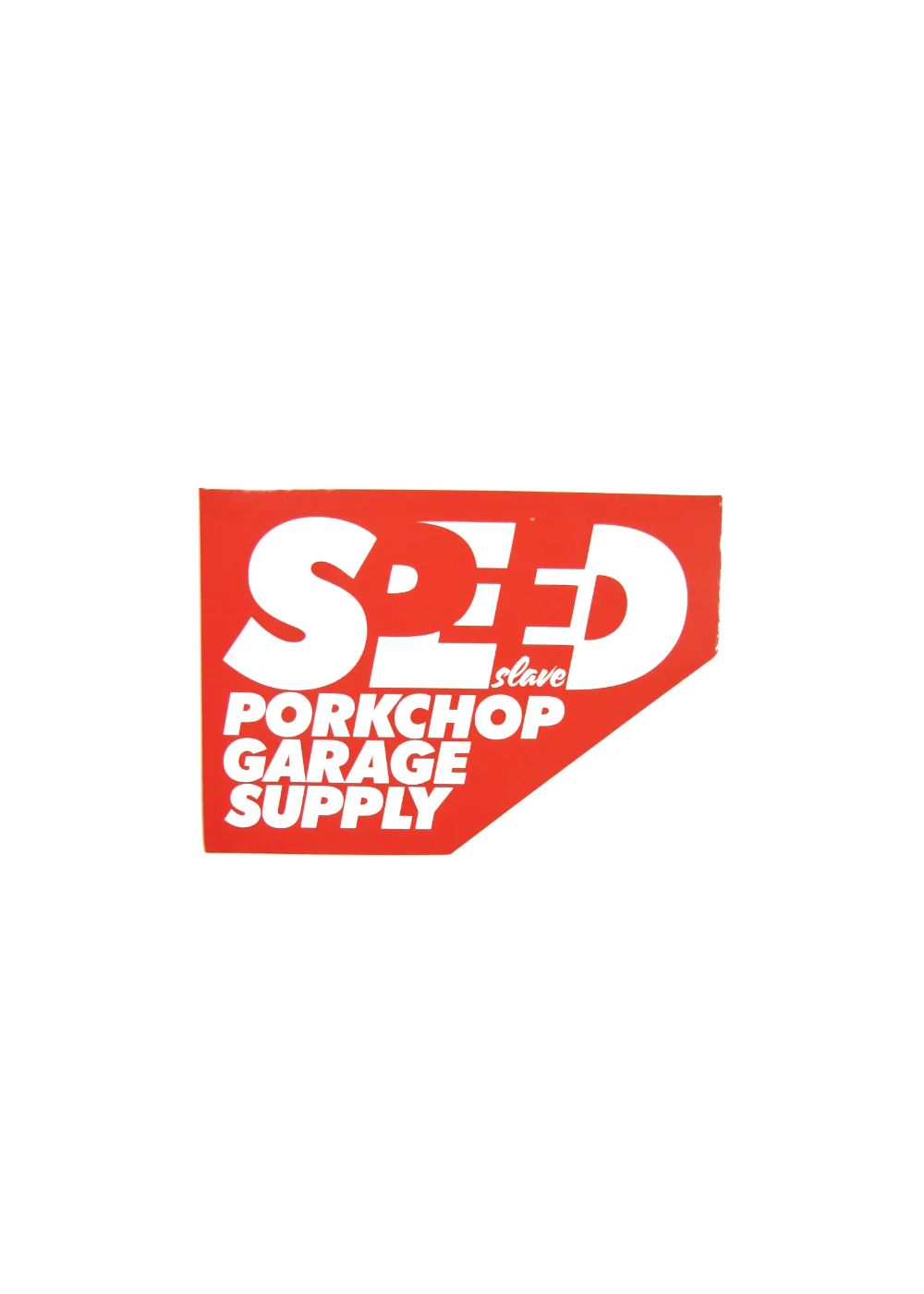 SPEED SLAVE STICKER (RED) / ロゴステッカー