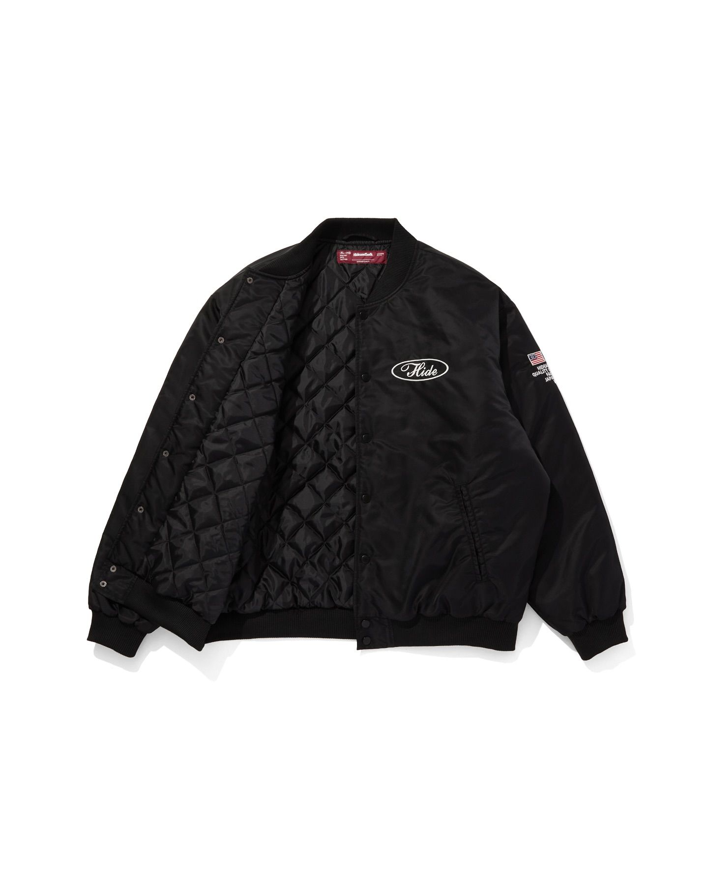 Stadium Jacket (BLACK) / オリジナル ナイロン スタジャン