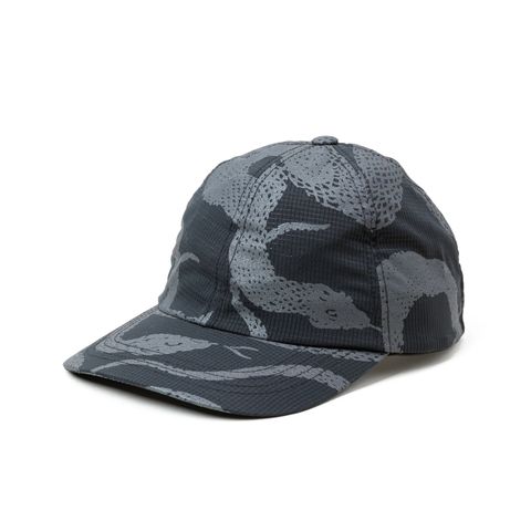 DOTAIR®︎ SNAKE PATTERN SOLID CAP ＜REFLECTOR＞ (BLACK) / オリジナル スネークパターン キャップ
