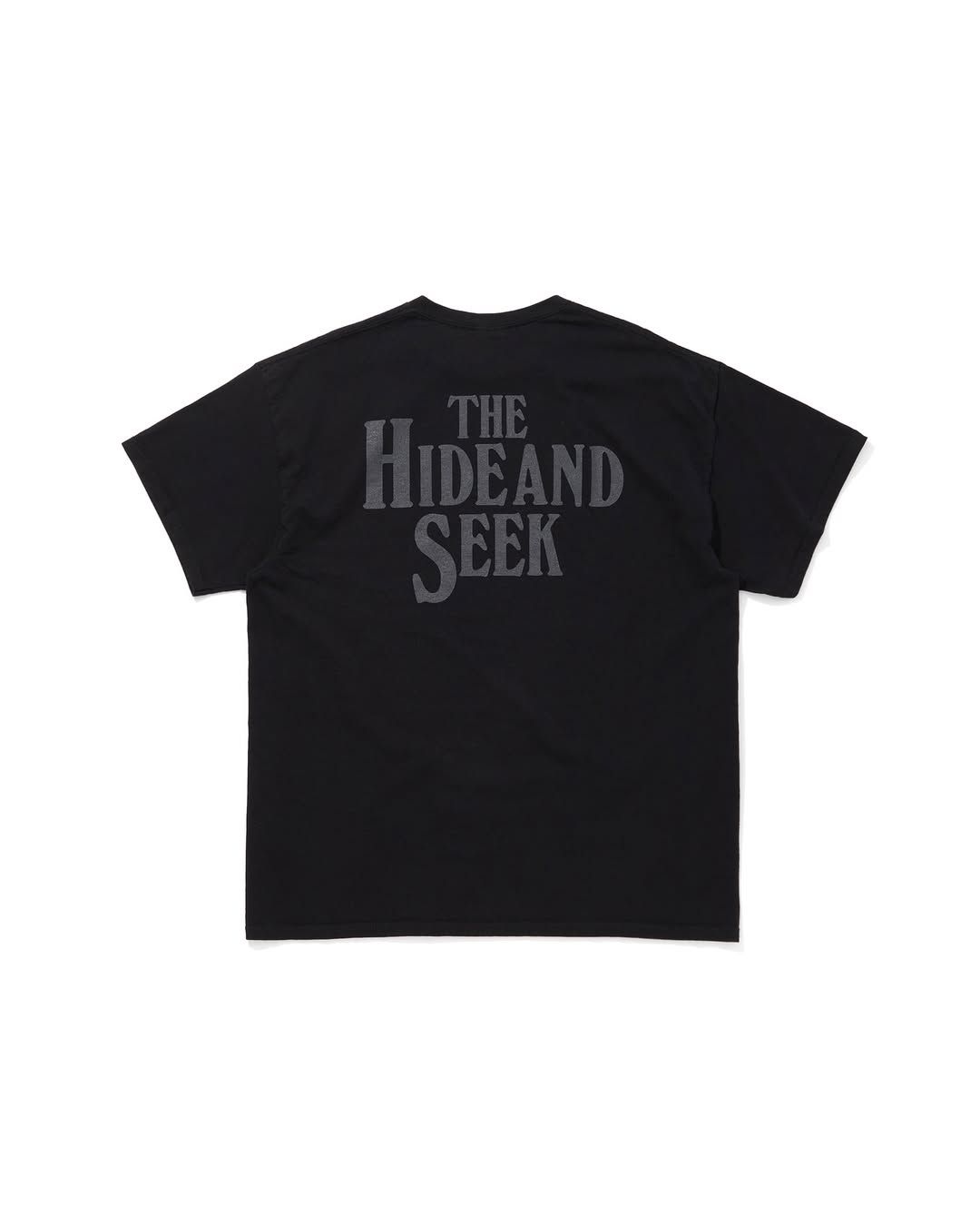 HIDE AND SEEK - 【ラスト1点】The HAS S/S Tee (BLACK) / ロゴ