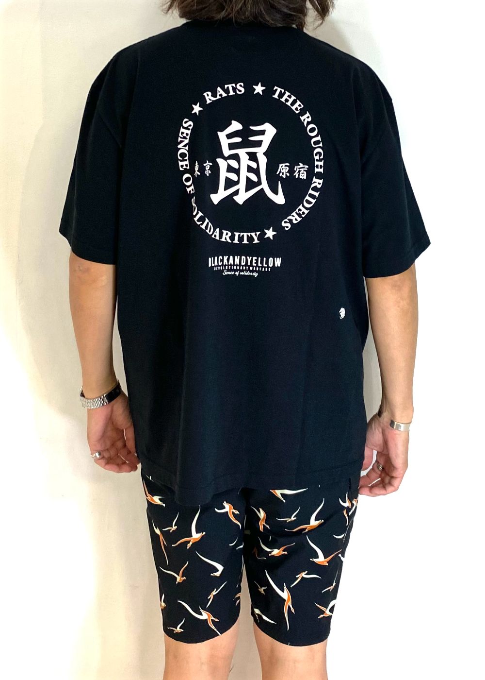 RATS - 鼠 TEE (BLACK) / 鼠 Tシャツ | LOOPHOLE