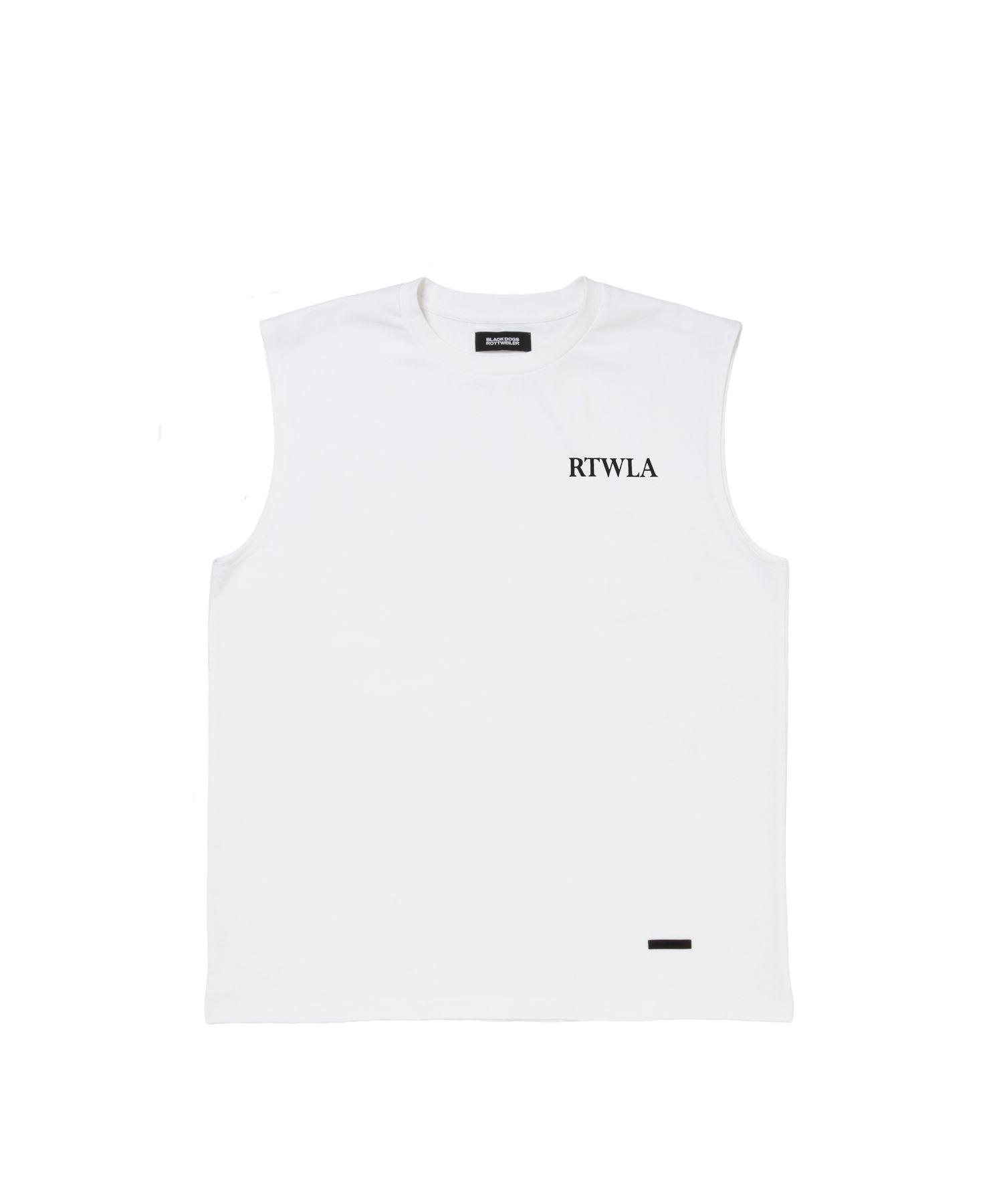 R9 RTWLA NOSLEEVE TEE (WHITE) / オリジナル ノースリーブ Tシャツ