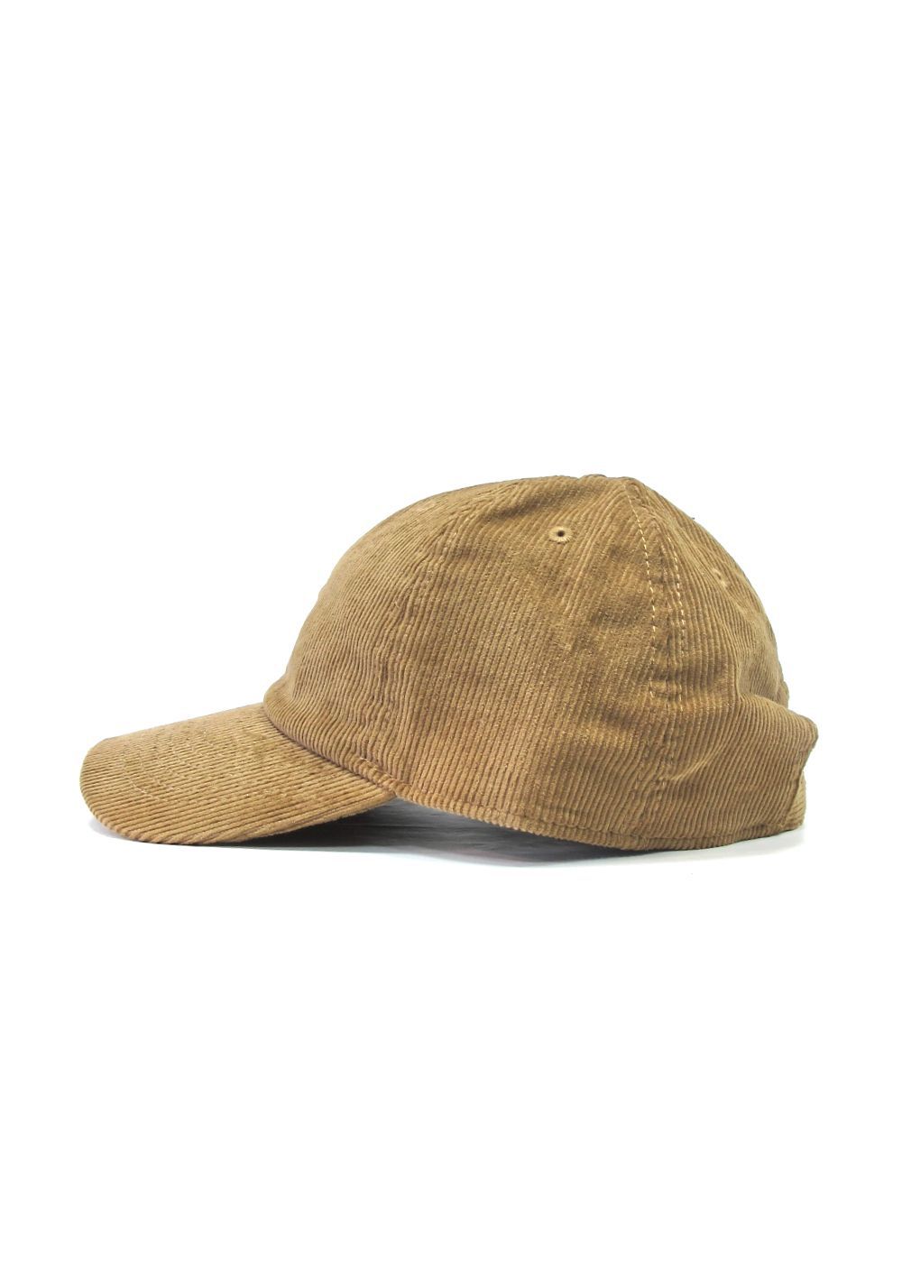 【ラスト1点】CORDUROY CAP (TAN) / ロゴ刺繍 コーデュロイキャップ