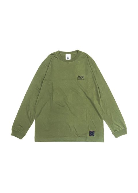 Print L/S Tee (LIGHT OLIVE) / プリント ロンT