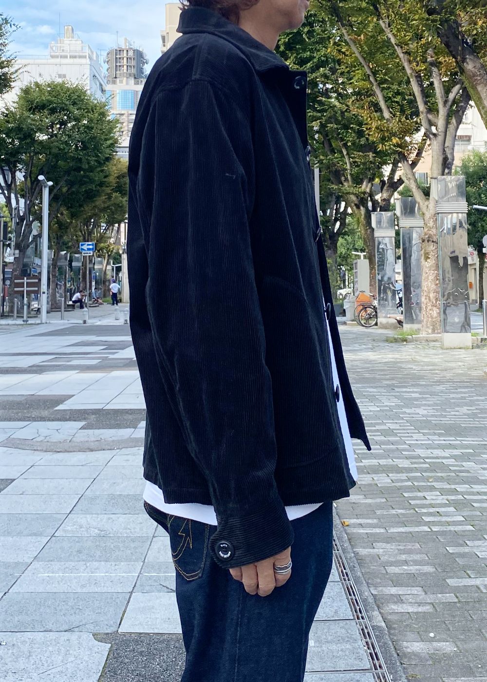 CORDUROY JKT (BLACK) / コーデュロイ ジャケット