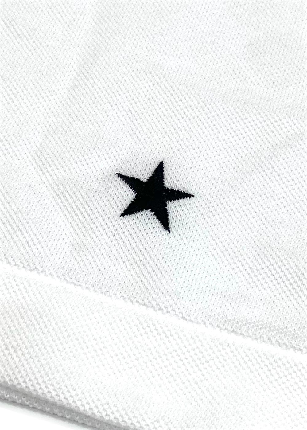 POLO SHIRT (WHITE) / ロゴ刺繍 ポロシャツ