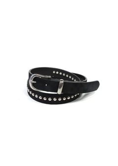 Suede Leather Studs Belt / ナロータイプ スウェードレザー スタッズベルト