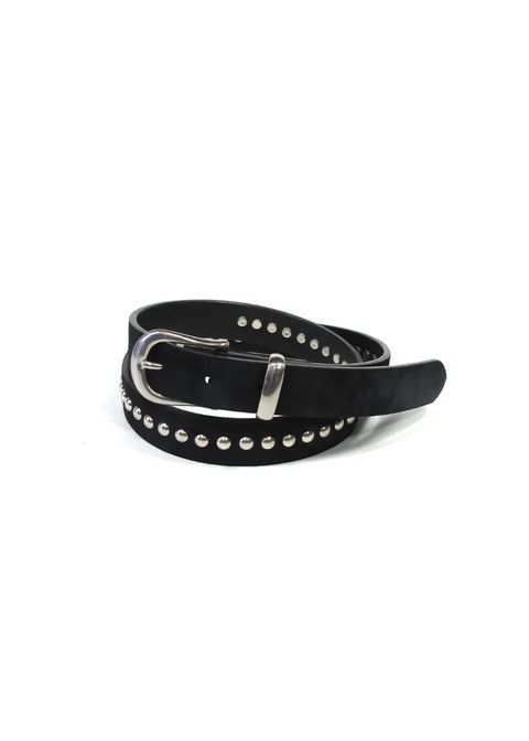 Suede Leather Studs Belt / ナロータイプ スウェードレザー スタッズベルト