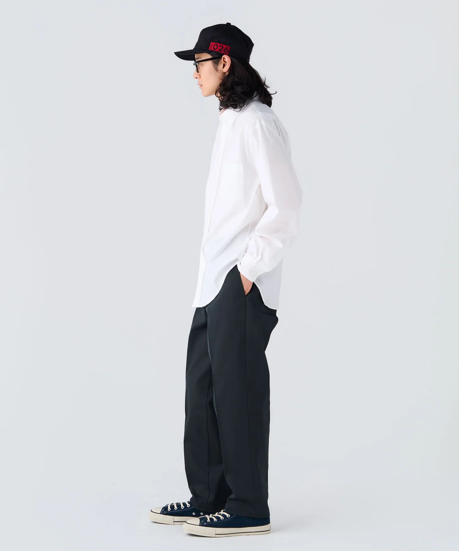 10/L DICKIES SLIM FIT PANTS "BENEDICT" (BLACK) / ディッキーズ コラボチノパンツ