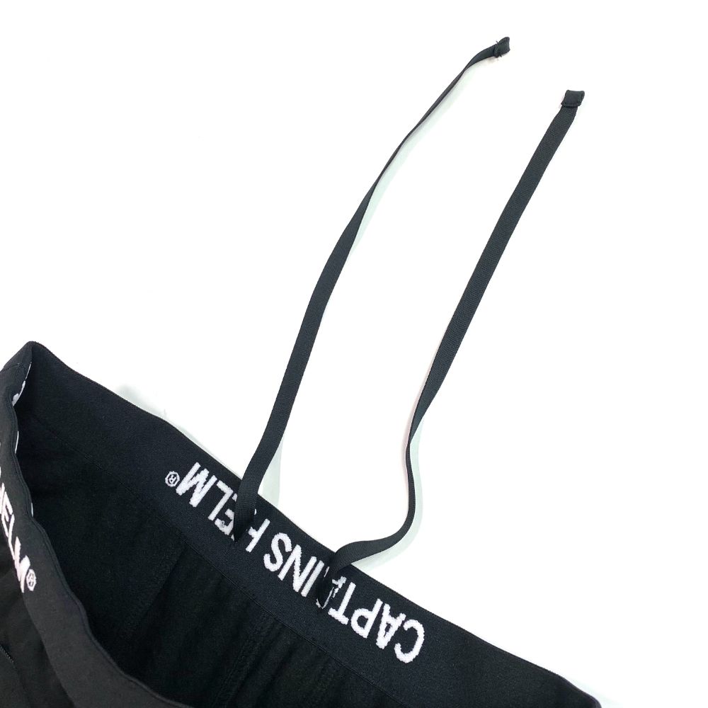 TM RELAX TEC PANTS (BLACK) / セットアップ テック パンツ