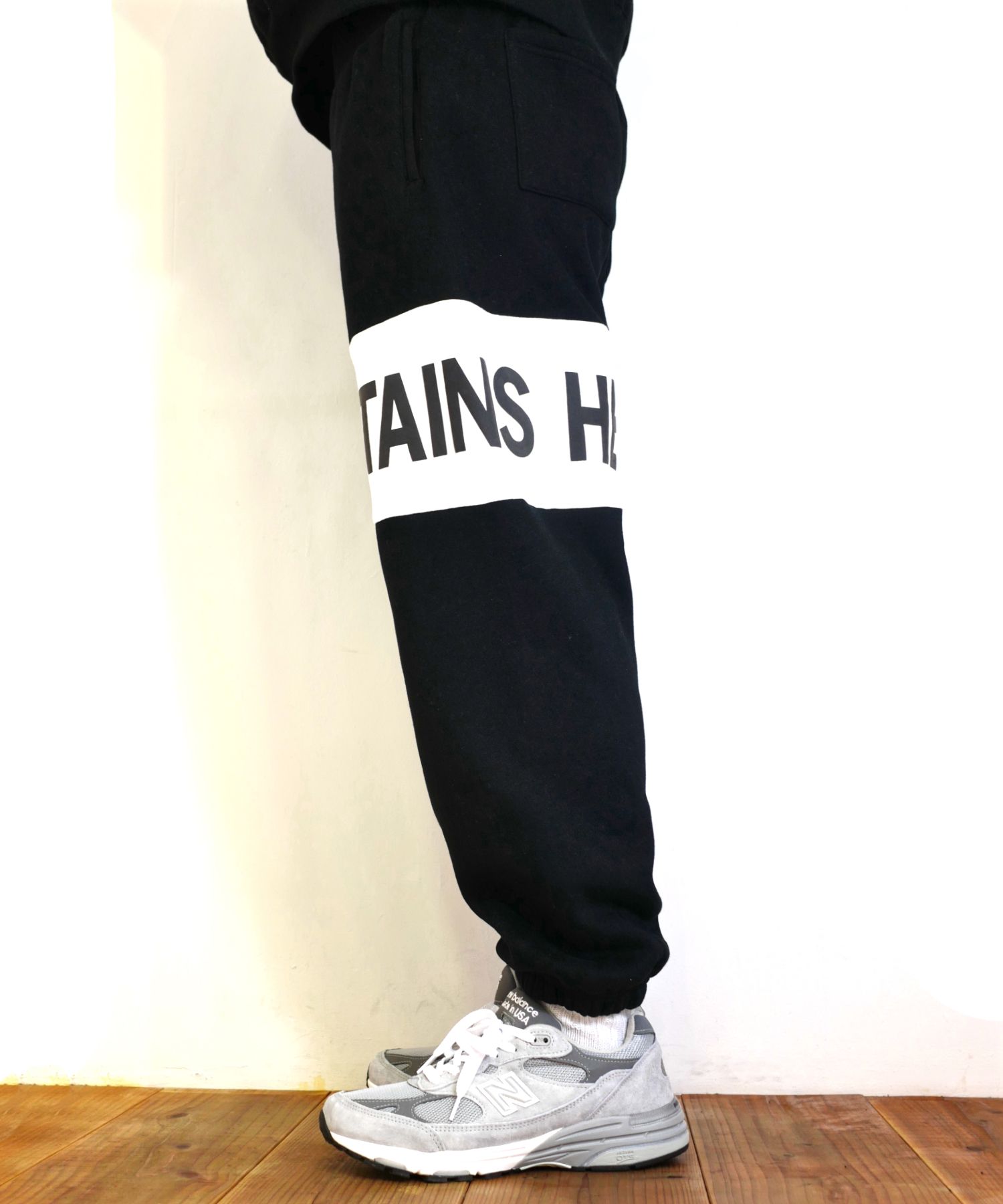 CAPTAINS HELM - TM LOGO SWITCH PANTS (BLACK×WHITE) / オリジナル