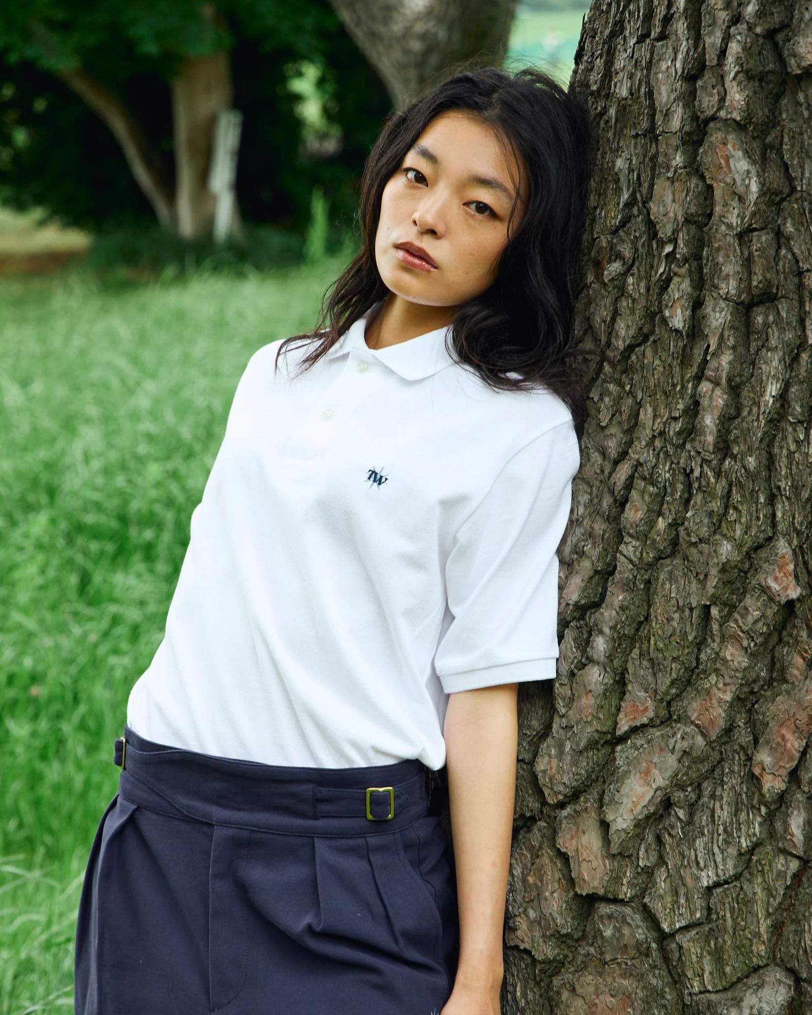 GDC×TW Polo Shirt (WHITE) / ×TW コラボ ポロシャツ