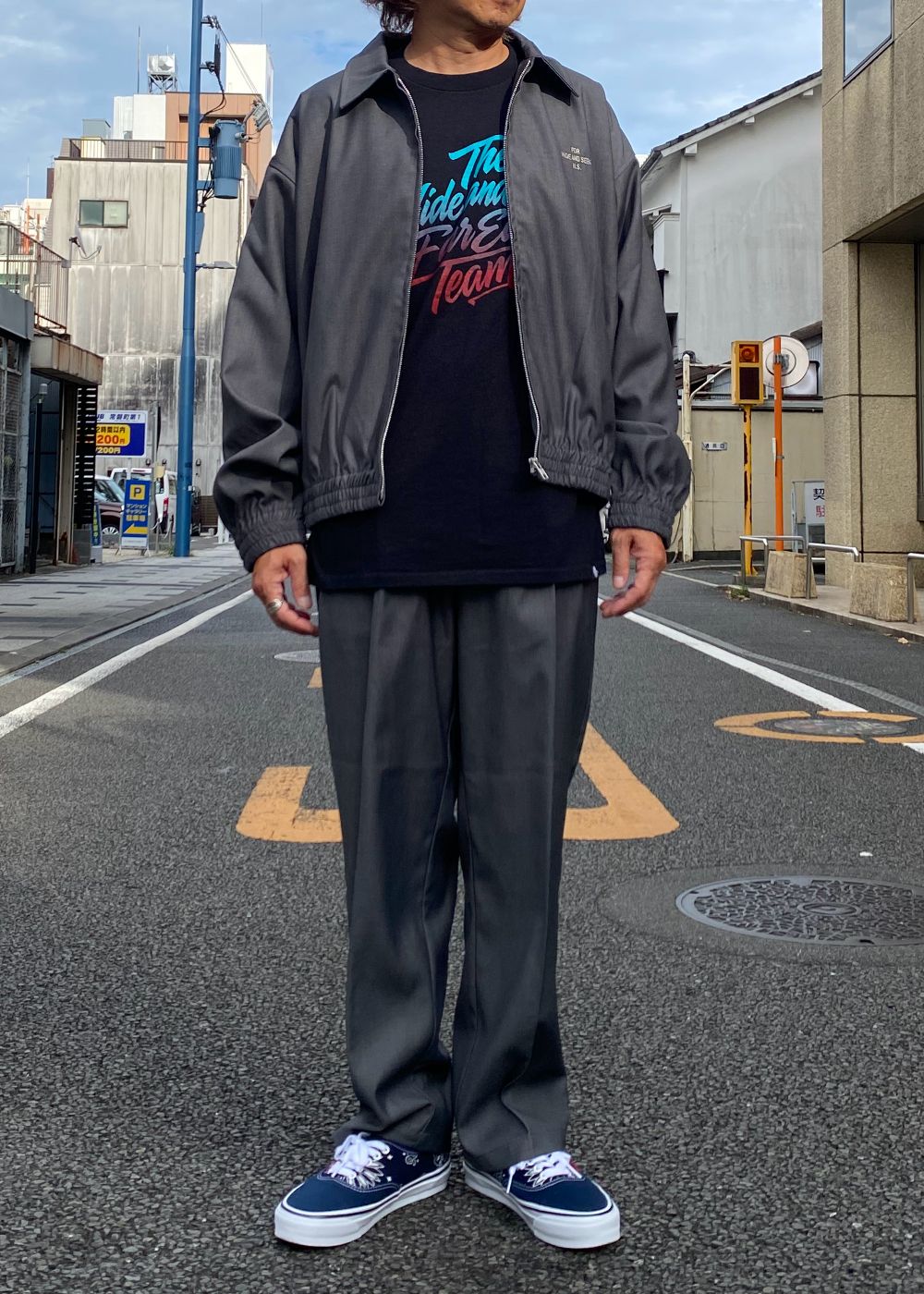 Harrington Jacket (BLACK) / ハリントン ジャケット / セットアップ可能