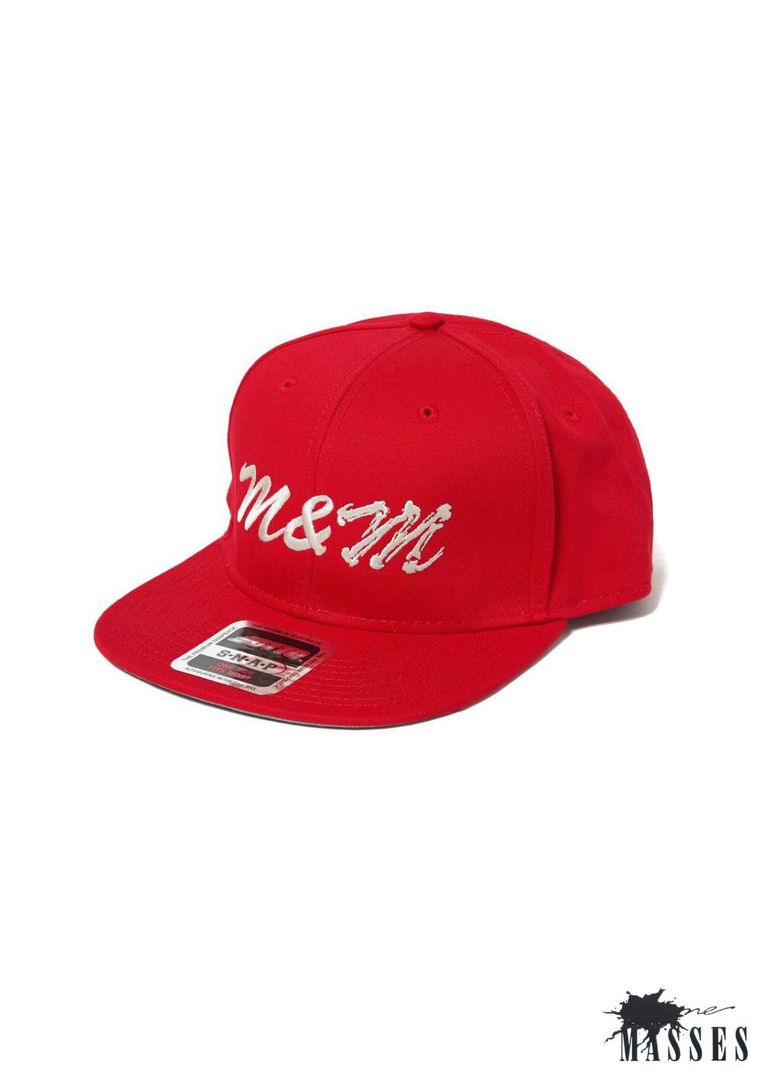 M&M CUSTOM PERFORMANCE - SNAPBACK BB CAP (×MASSES) (RED) / マシス 