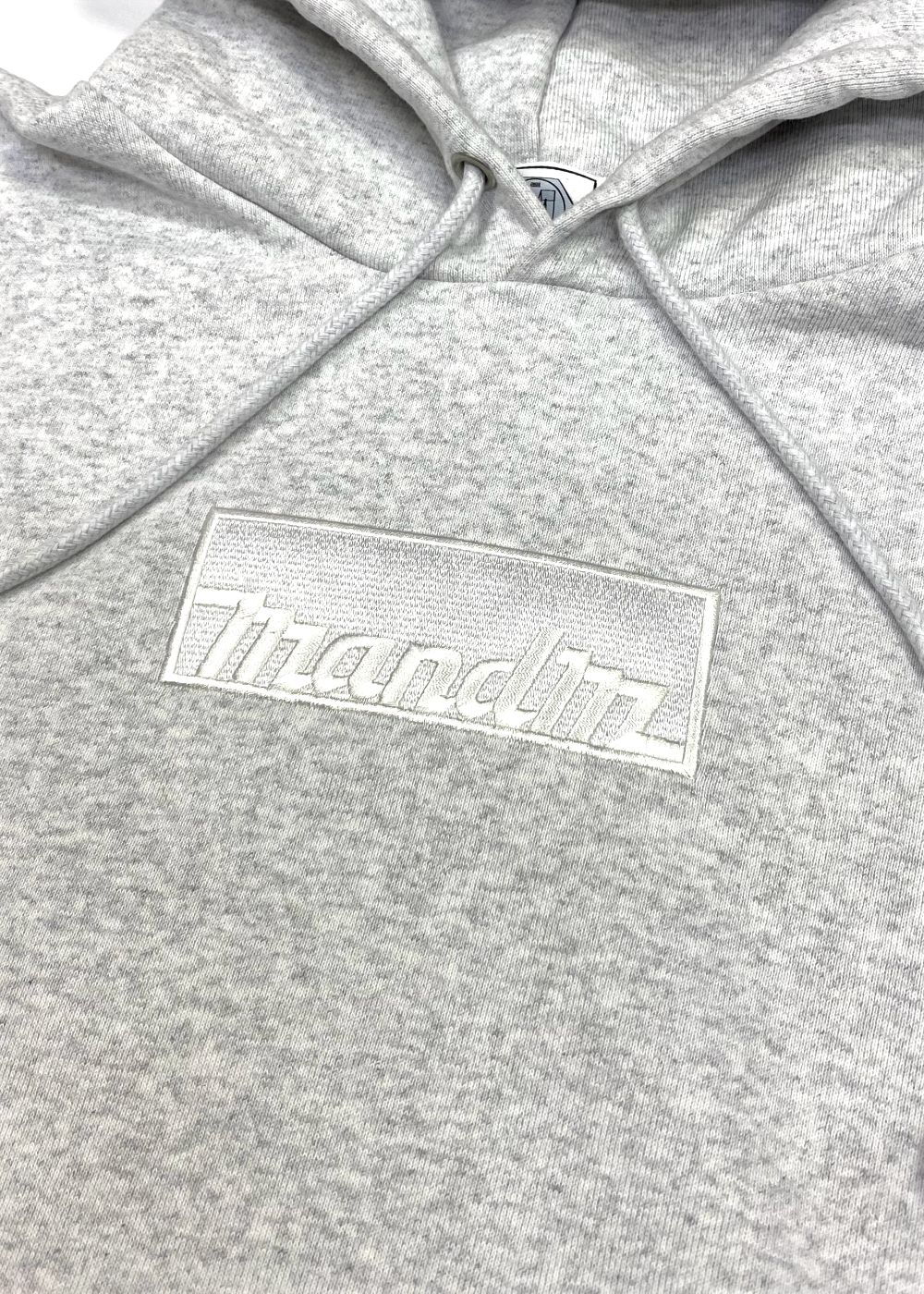 Logo Heavy Hoodie (ASH) / プリント スウェット パーカー