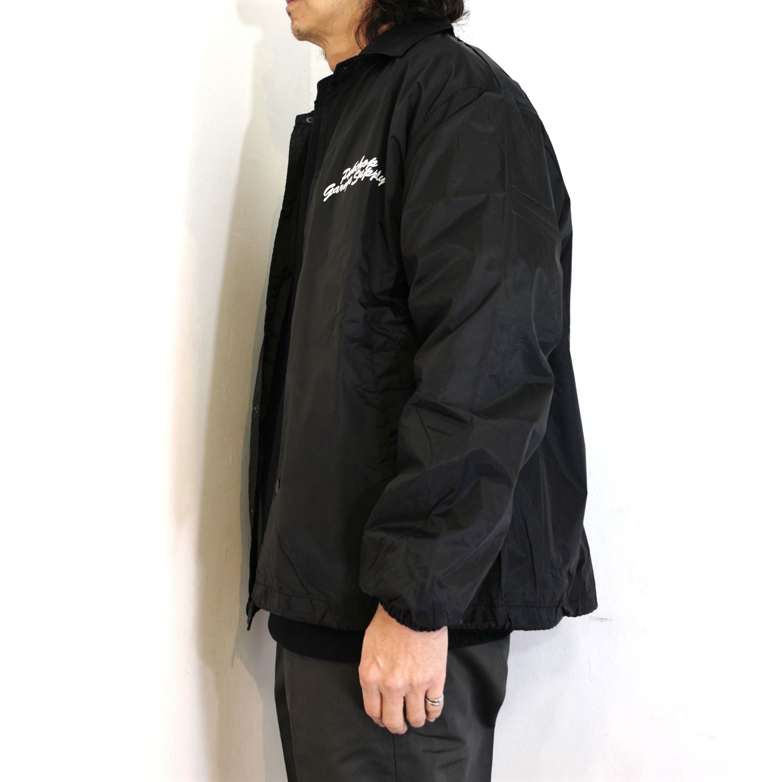 PORKCHOP - FULL SCRIPT COACH JKT (BLACK) / オリジナルコーチ